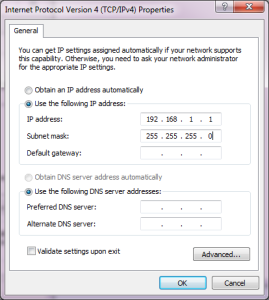 Setingan IP LAN